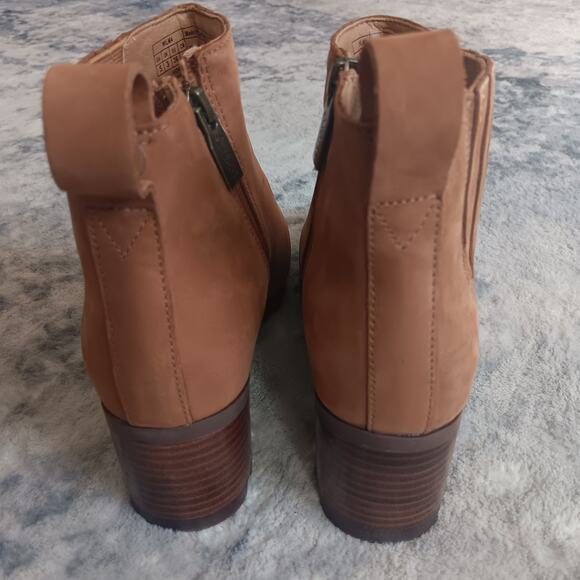 Vionic Wilma Waterproof Ankle Boot Toffee Nubuck Womens Size 5 - Picture 8 of 11